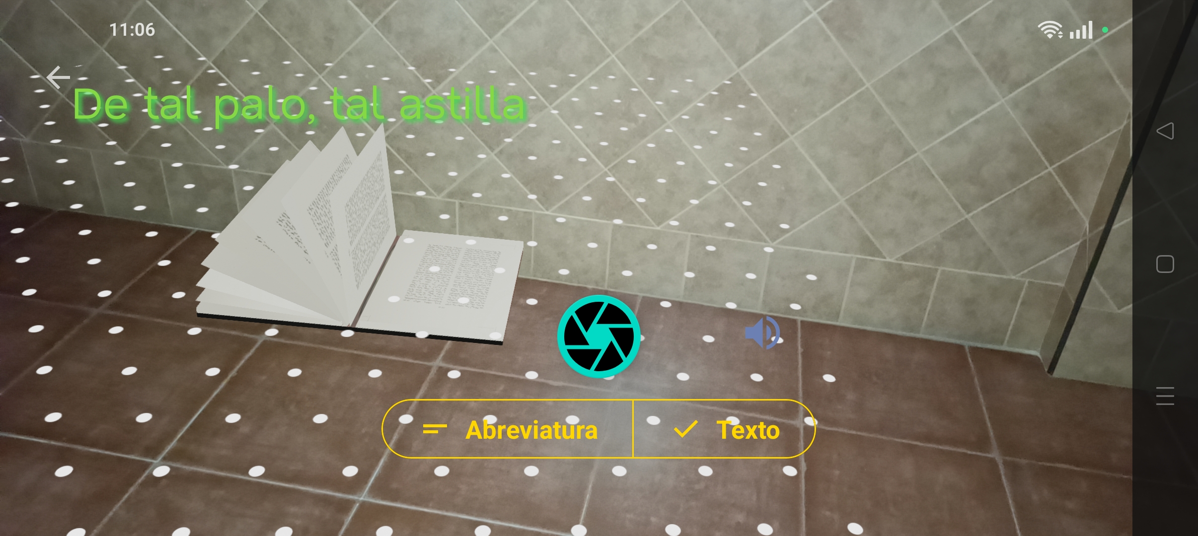 Elige Texto Pro Phone Augmented Reality Text Landscape