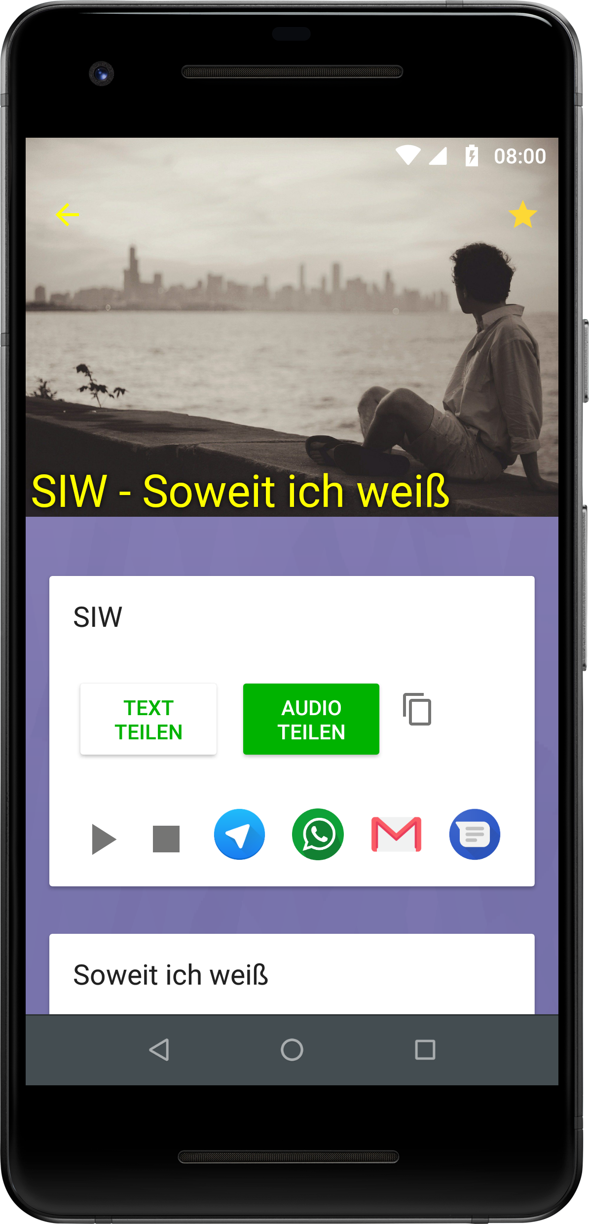 Wähle Text Pro Phone Lingo Text Detail
