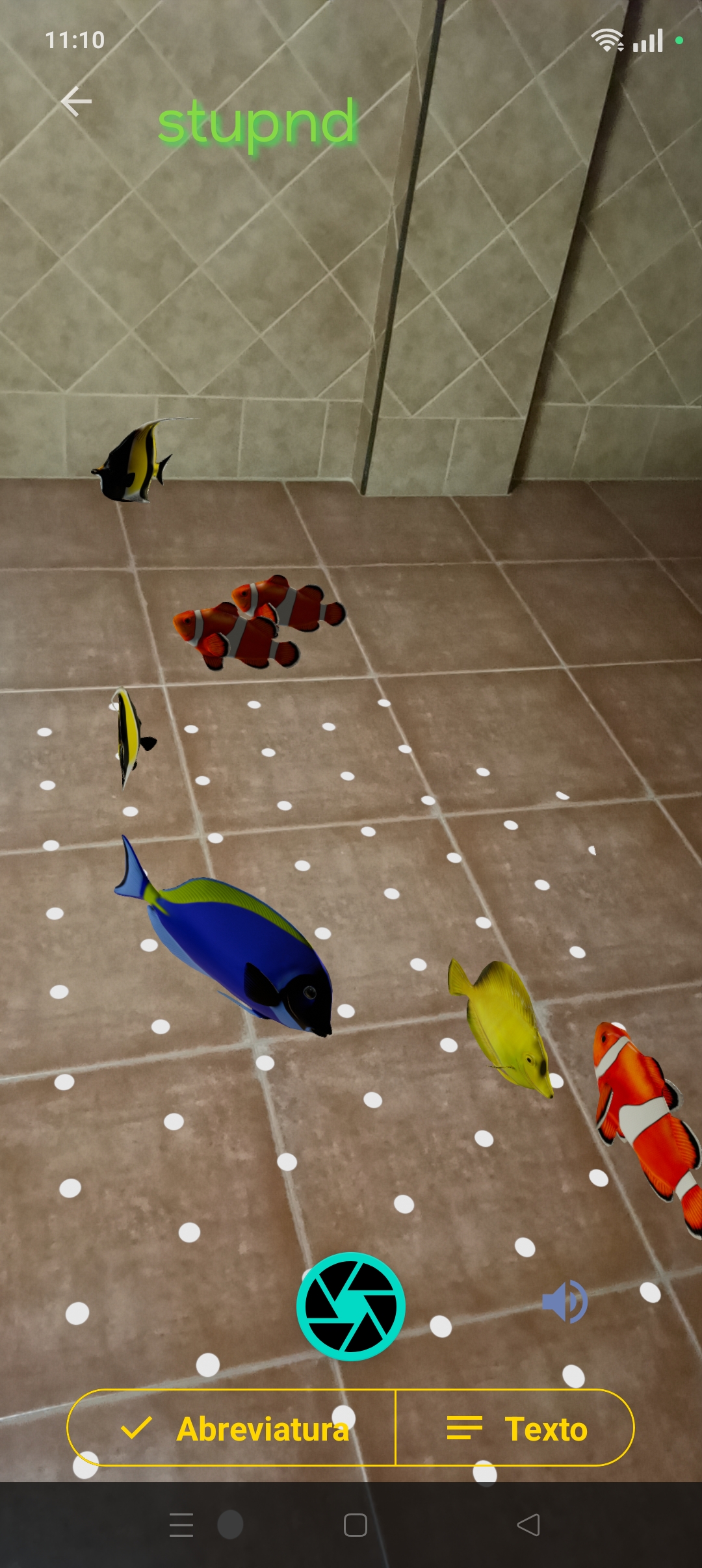 Elige Texto Lite Teléfono Realidad Aumentada Abreviatura